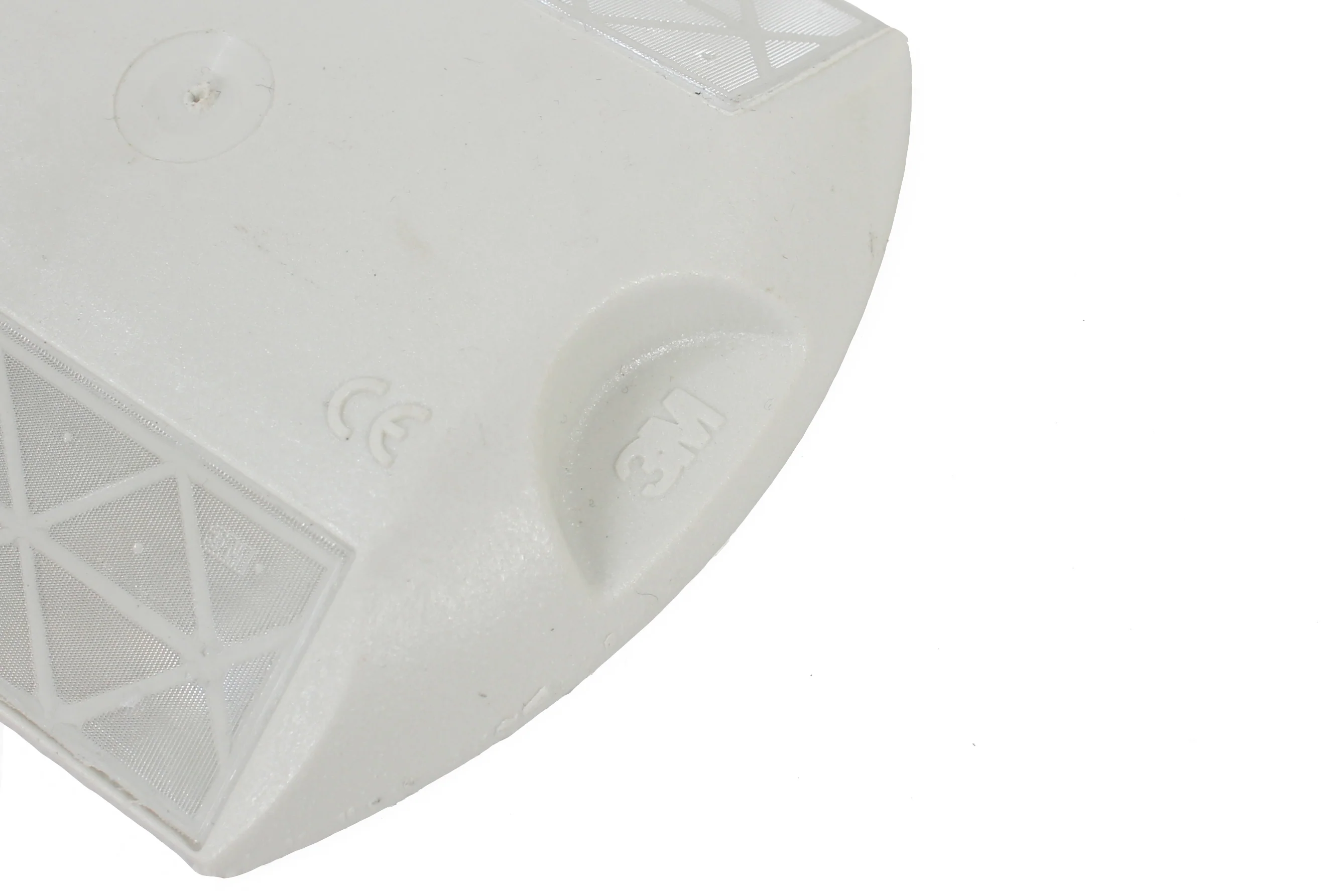 3M Permanent Road Studs 290 Road Legal - White Body, White Reflector (2 Way) 290-2W - Image 4