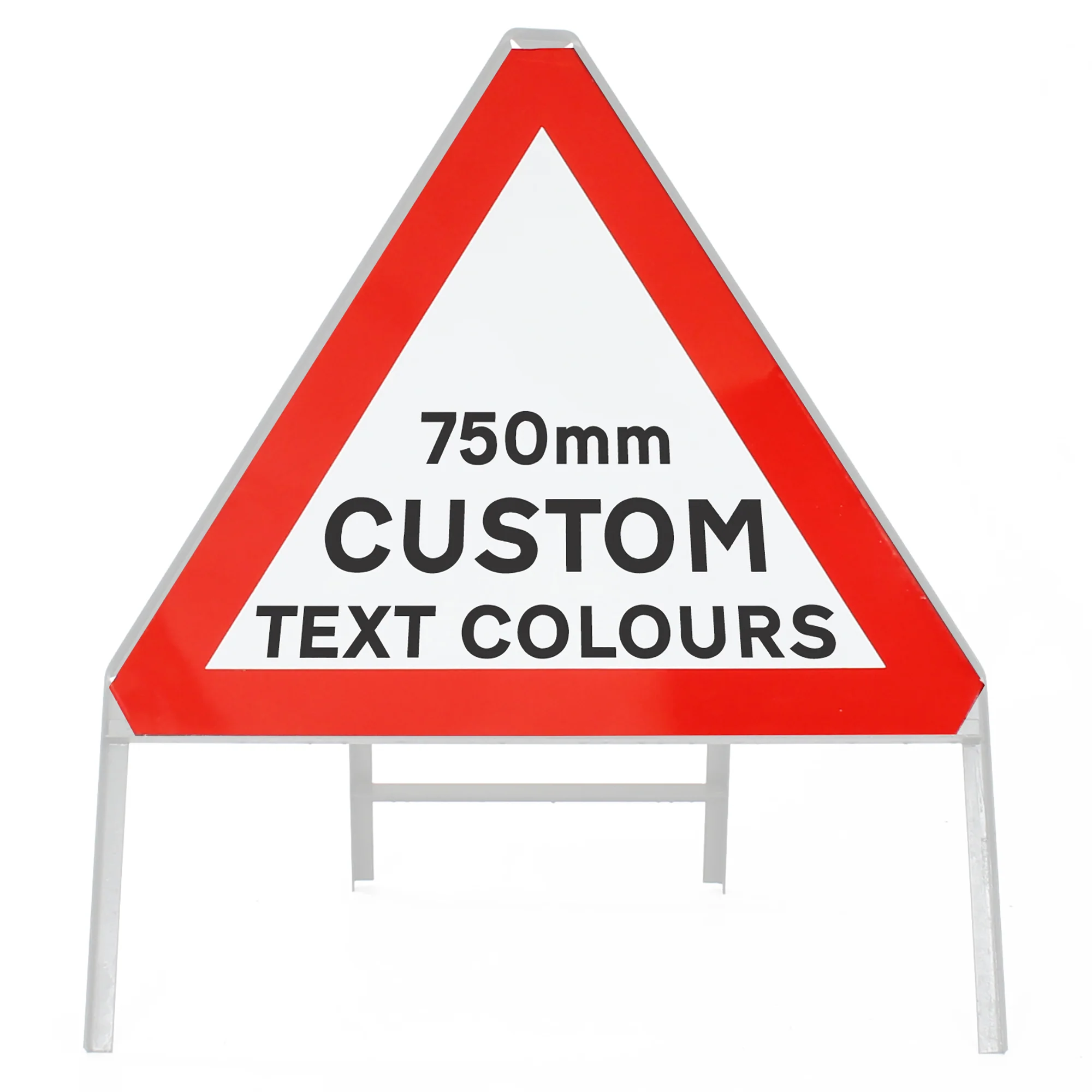 Custom 750mm Triangular Sign Face - Metal Road Sign - Face Only - Image 3