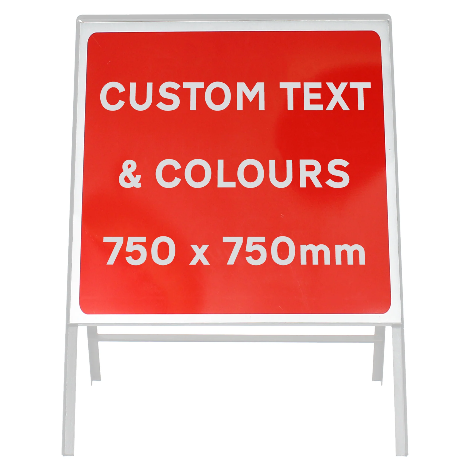 Custom 750x750mm Sign Face  - Metal Road Sign - Face Only - Image 3