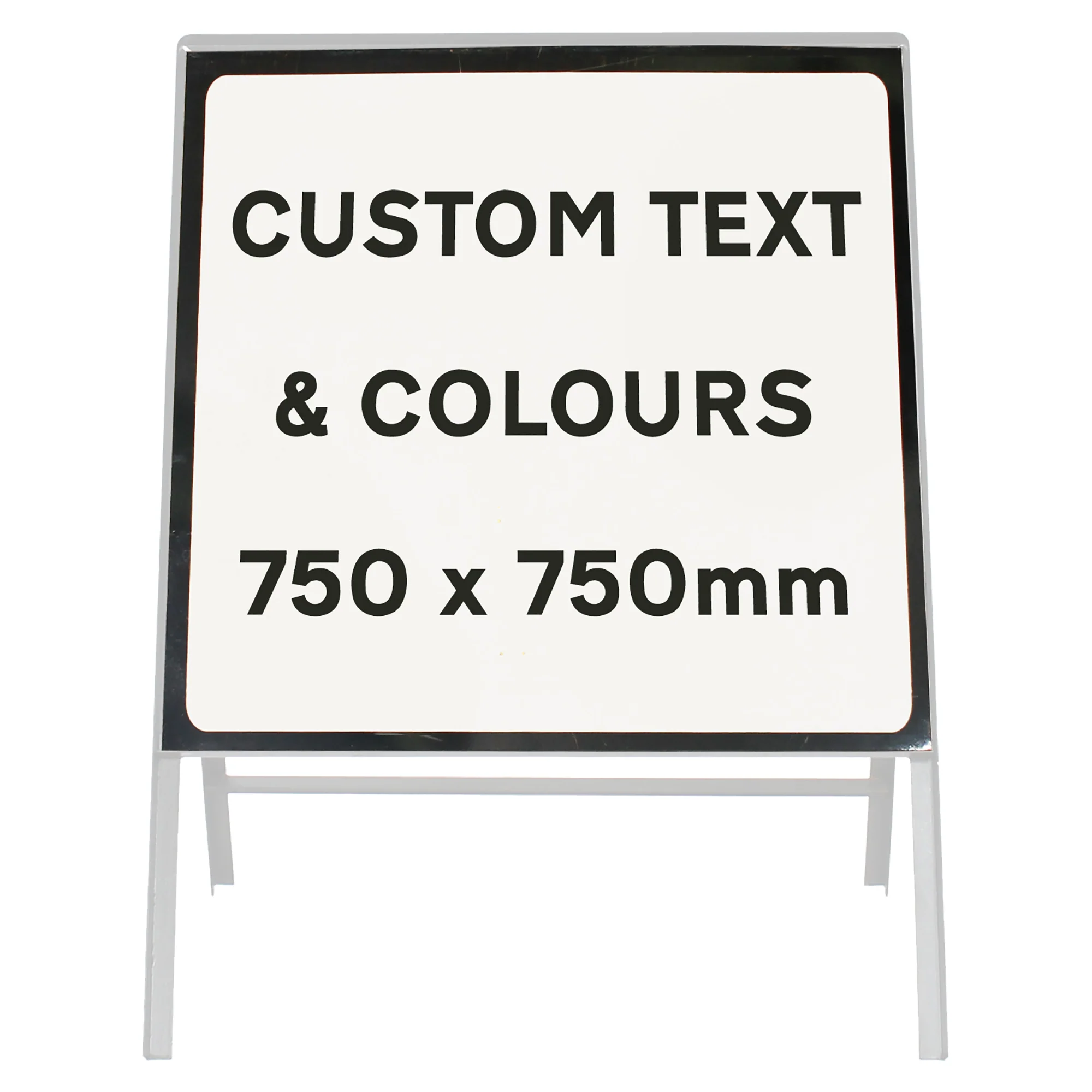 Custom 750x750mm Sign Face  - Metal Road Sign - Face Only - Image 5