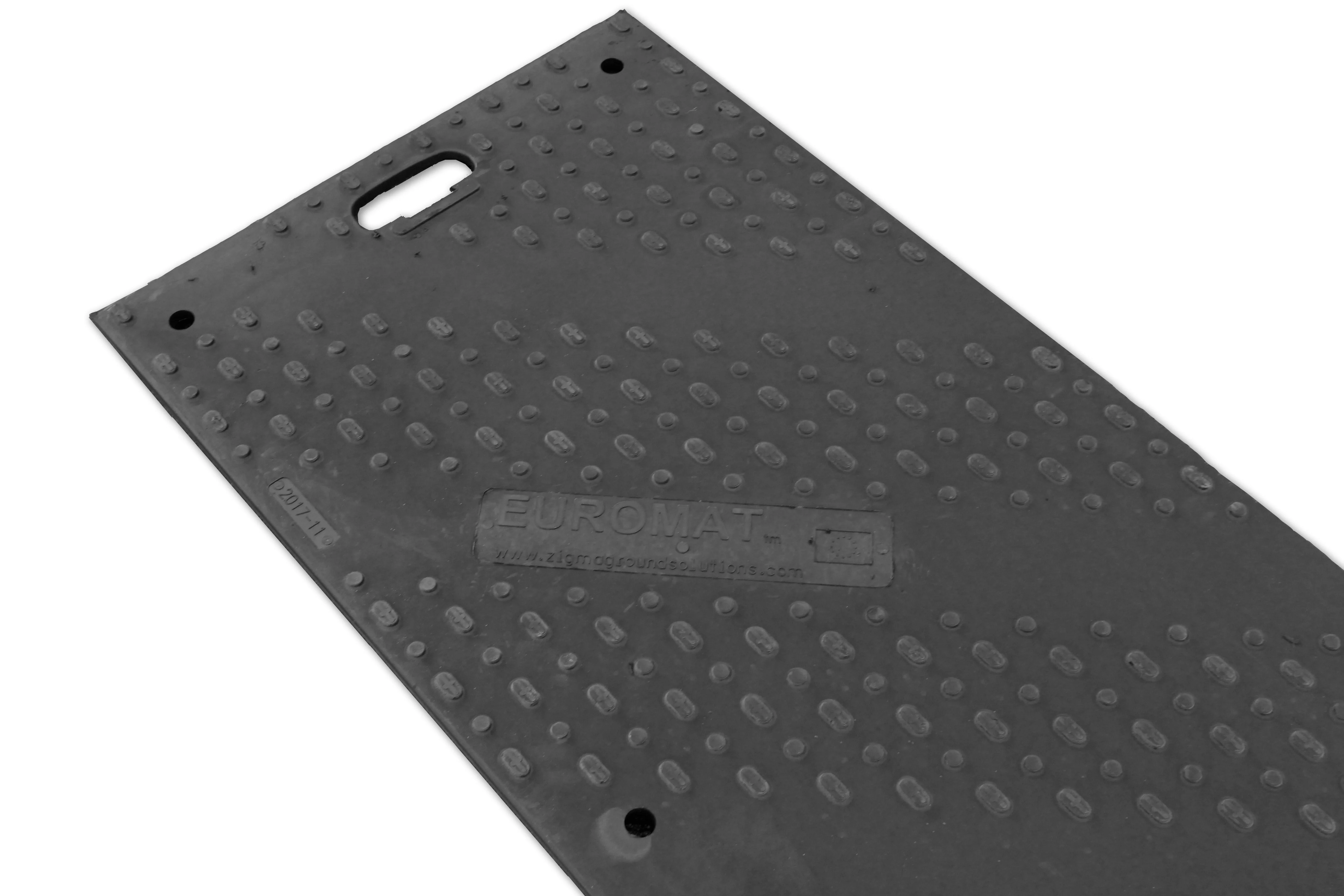 HalfTrak Euromat Ground Protection Mat Track Mat (80t) - 2400x600x12mm - Image 3