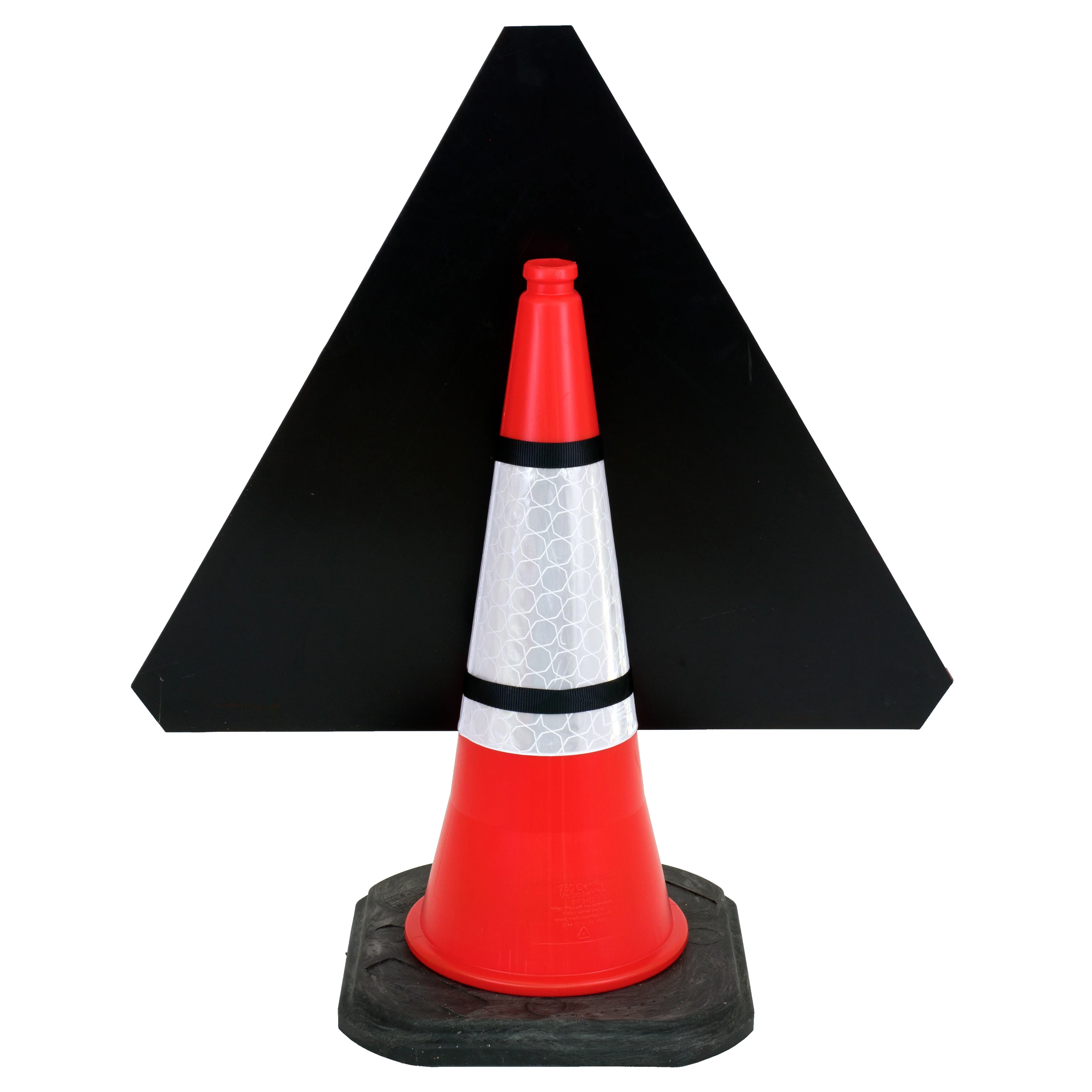Men at Work with End Cone Sign - 750mm (Cone Sold Separately) - Image 3