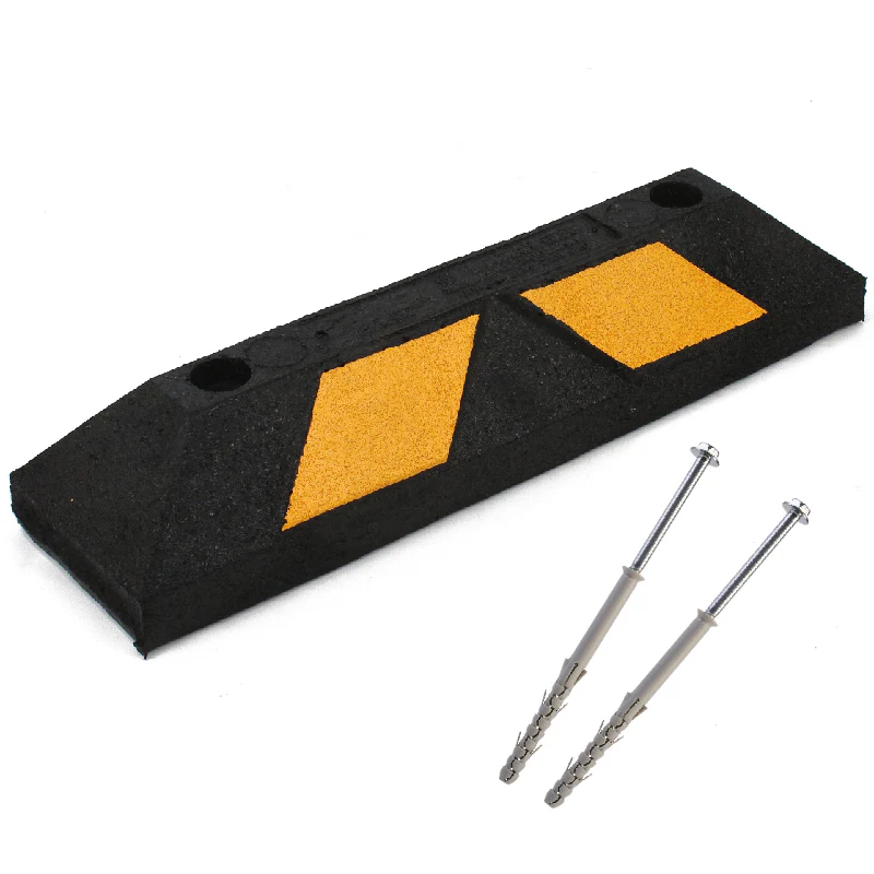 Park-it 550mm Rubber Wheel Block Home Parking Stop Inc Fixings - Image 3