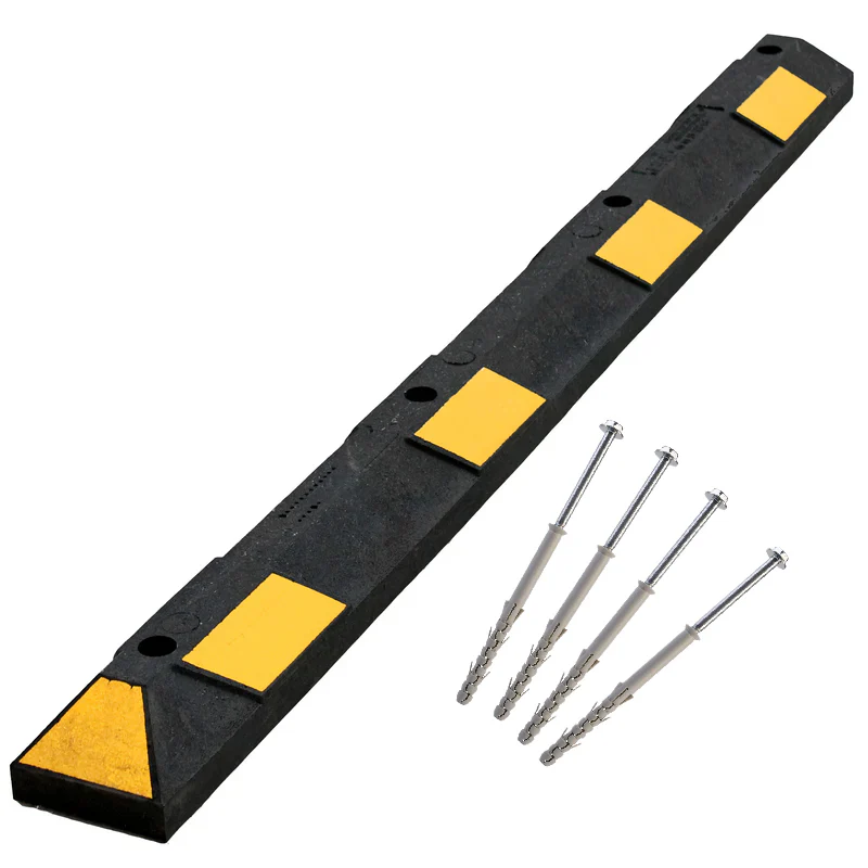 Park-it 1800mm Rubber Wheel Block / Stop With Fixings - Image 5