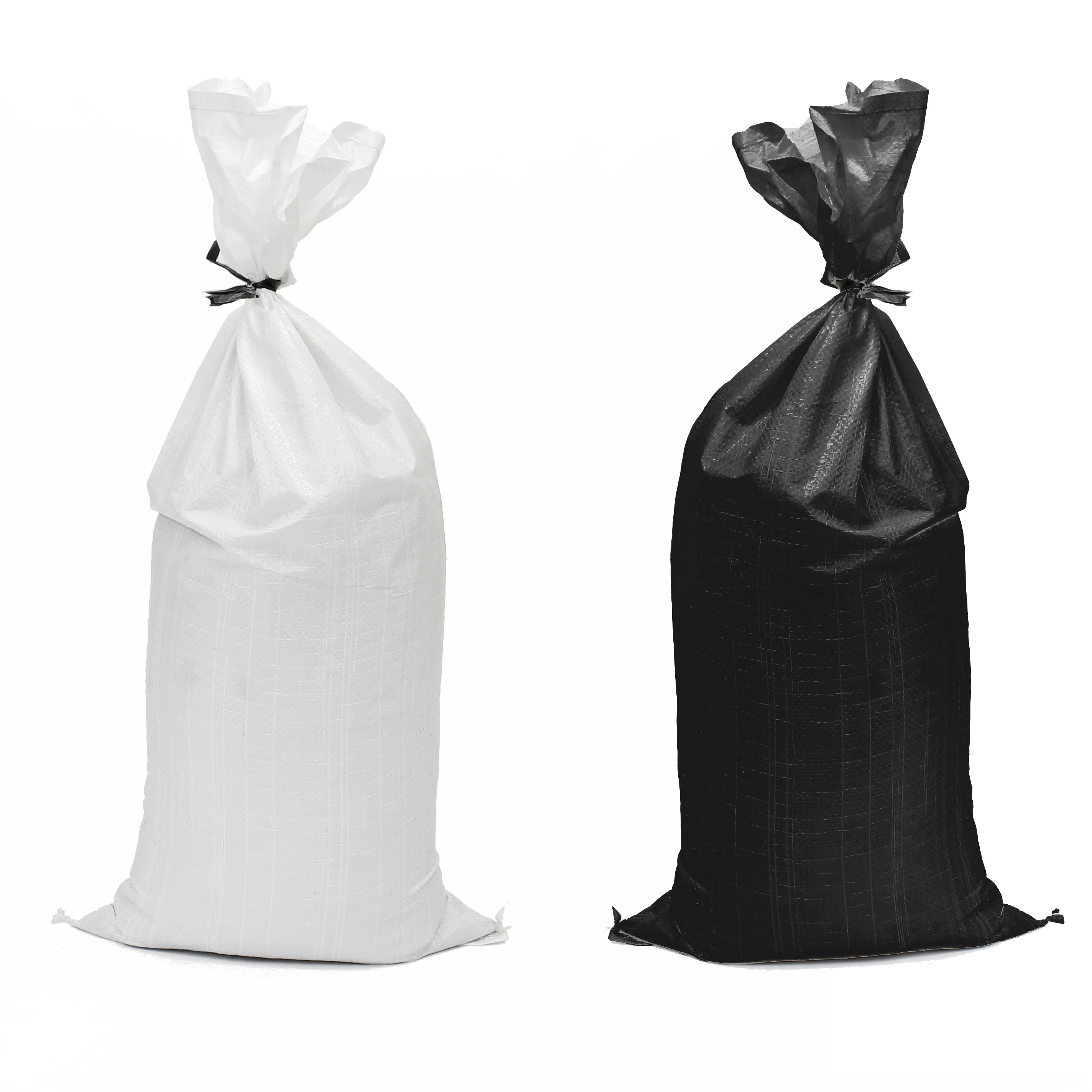SandBags - White / Black Polypropylene (Empty / Unfilled) - Image 3