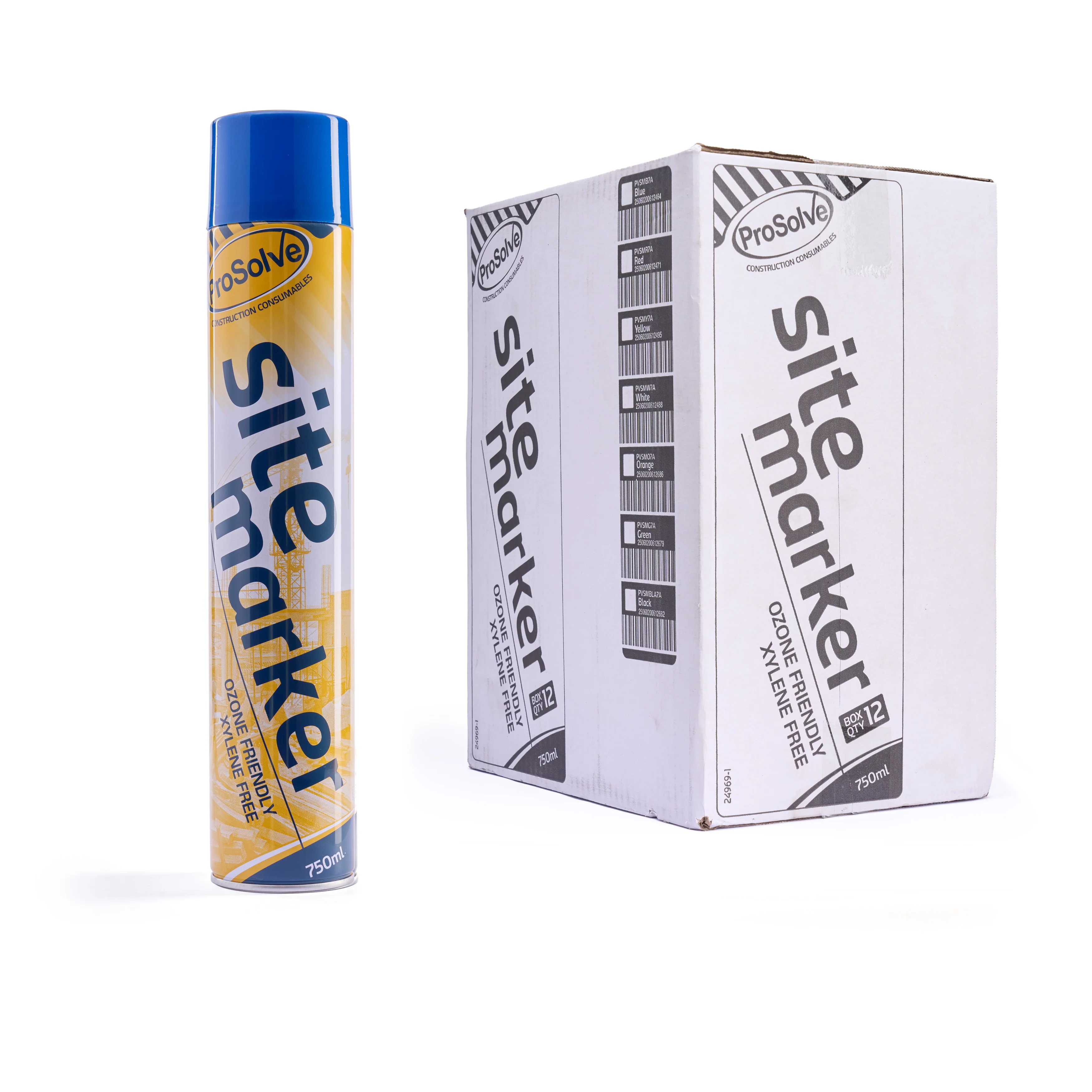 ProSolve Blue SiteMarker Semi-Permanent Marking Paint (Acrylic) 750ml - Image 3