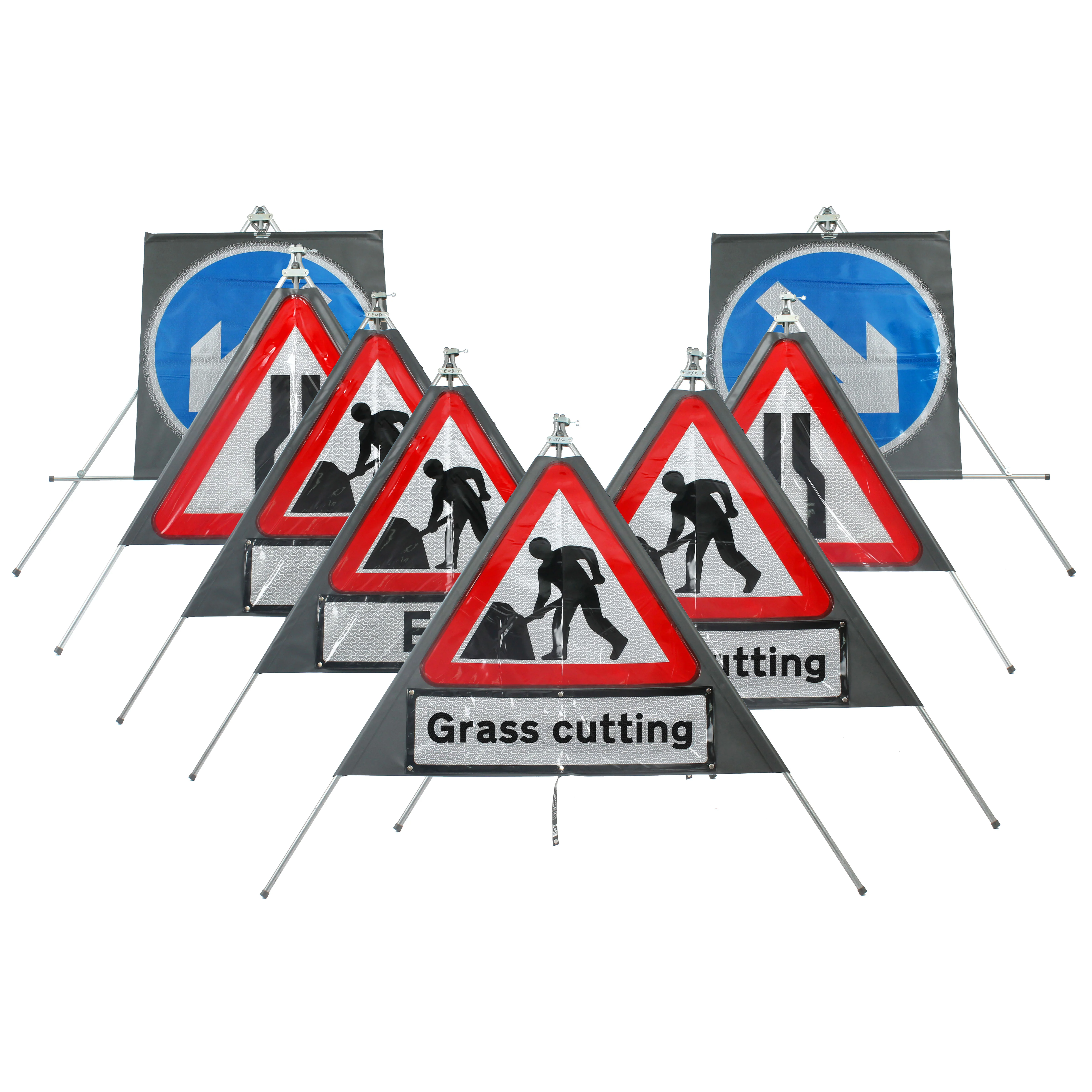 Classic Roll-Up Grass Cutting Sign Package - Image 2