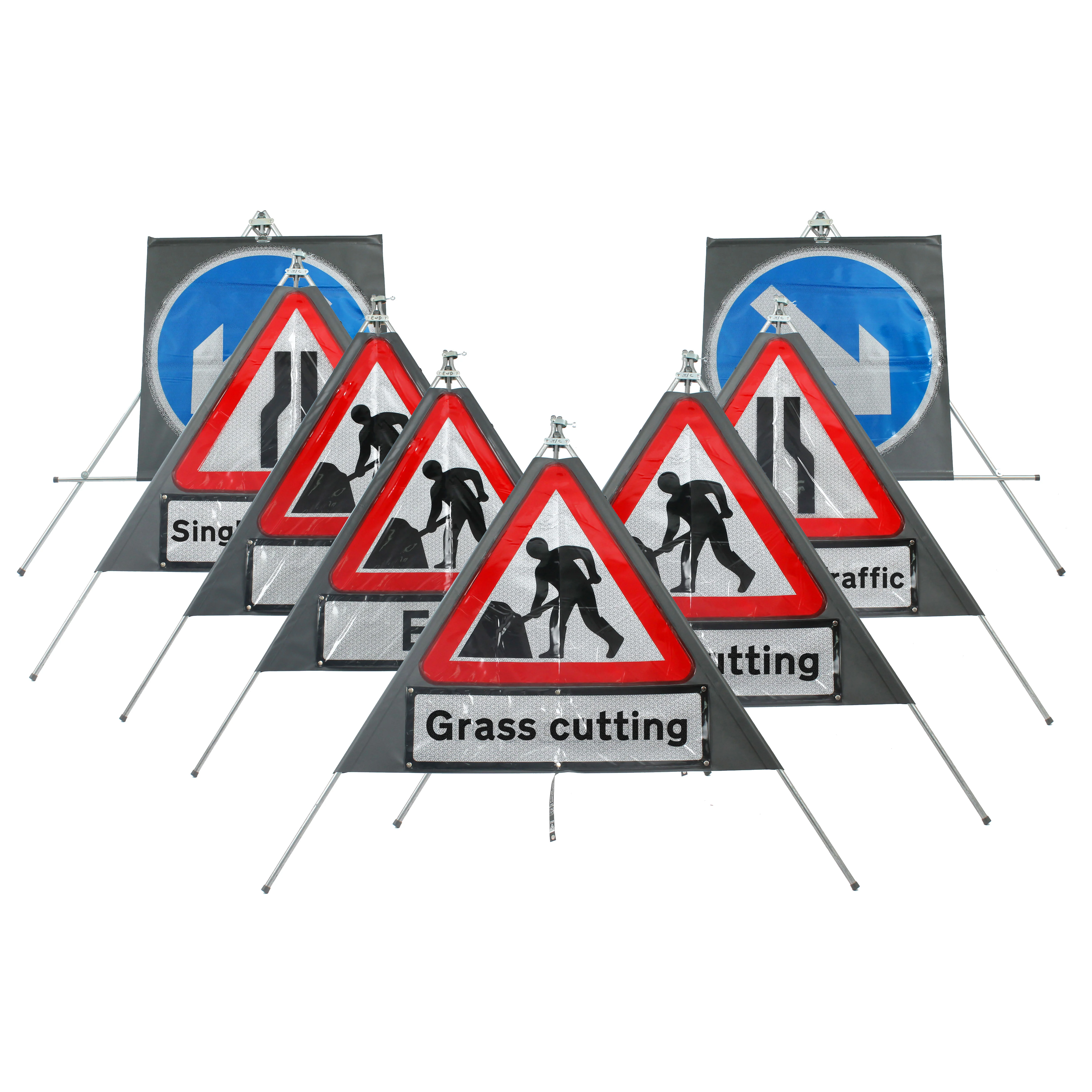 Classic Roll-Up Grass Cutting Sign Package - Image 3