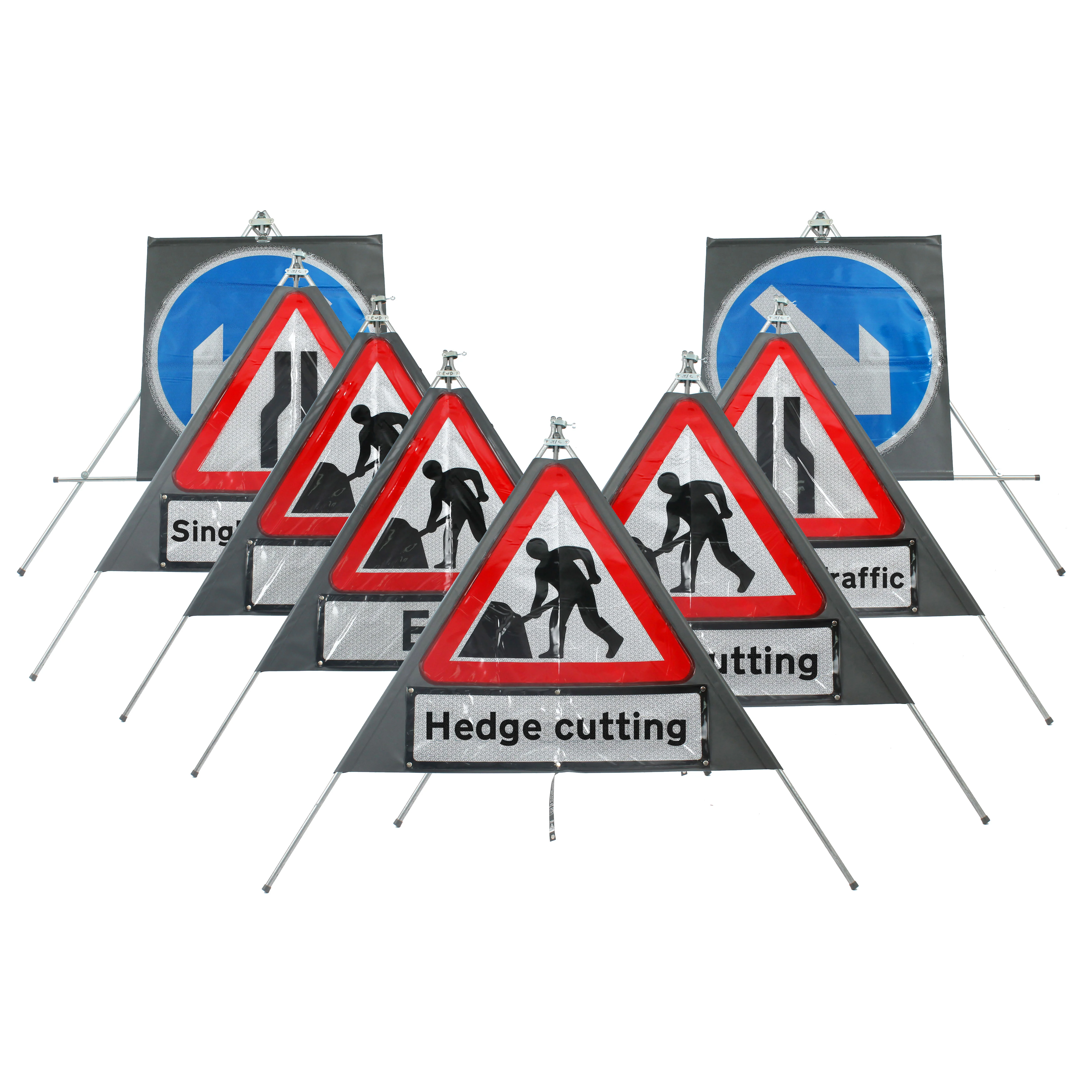 Classic Roll-Up Hedge Cutting Sign Package - Image 3