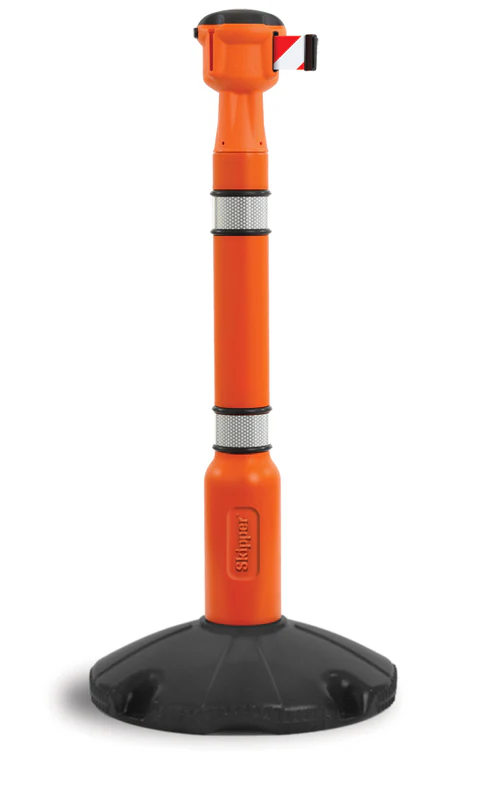 Skipper Barrier Post and Base System with Reflective Strips - Image 13