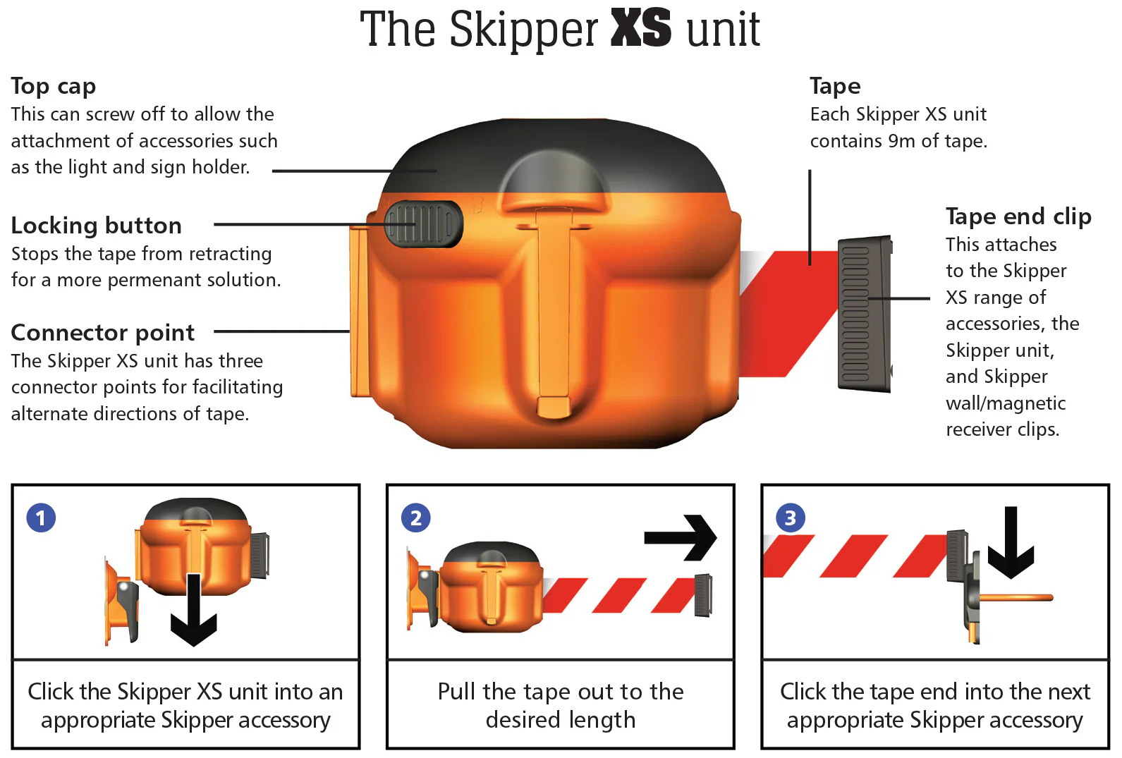 Skipper XS Retractable Barrier - Image 3