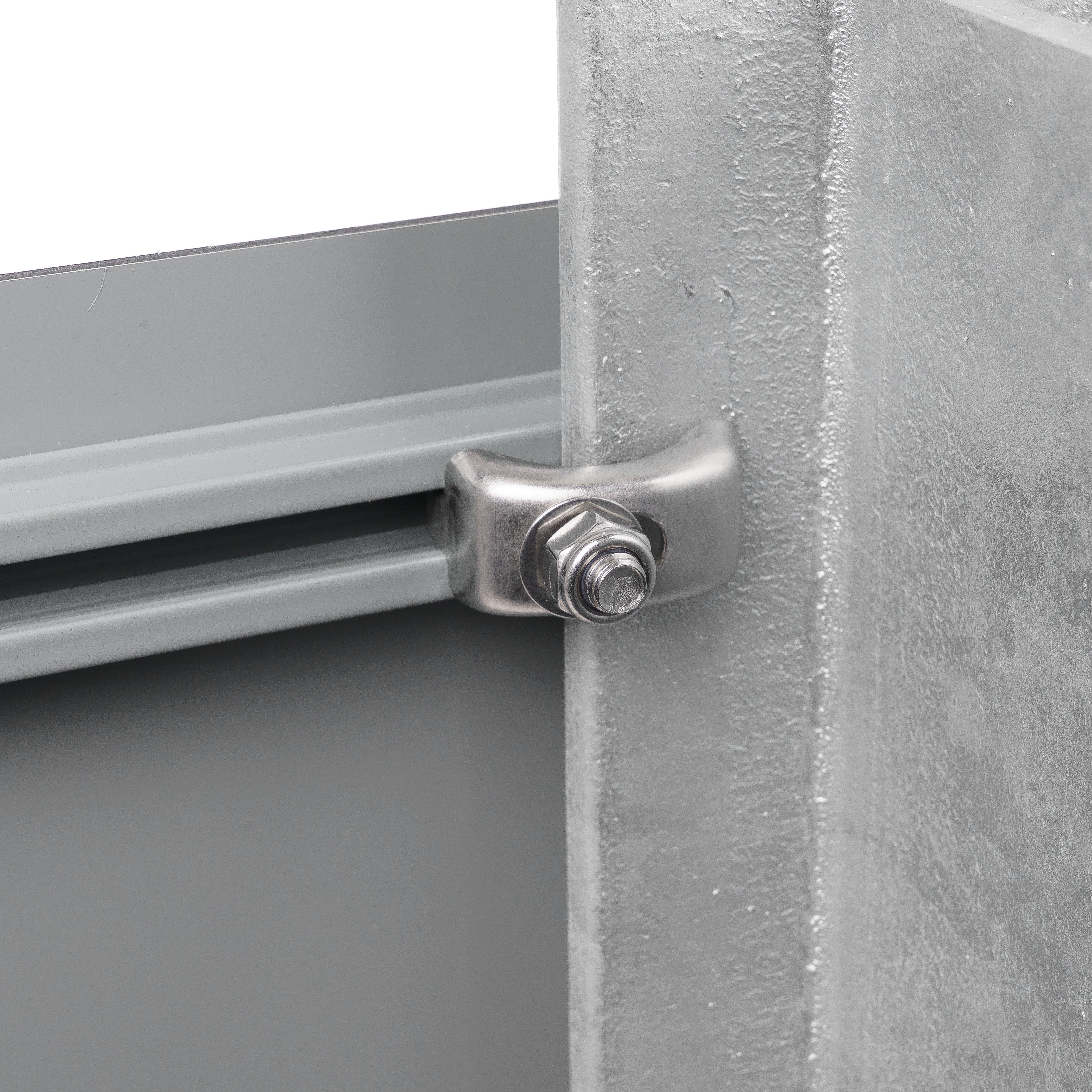 Stainless Steel RSJ Sign Channel Fixing - Image 3