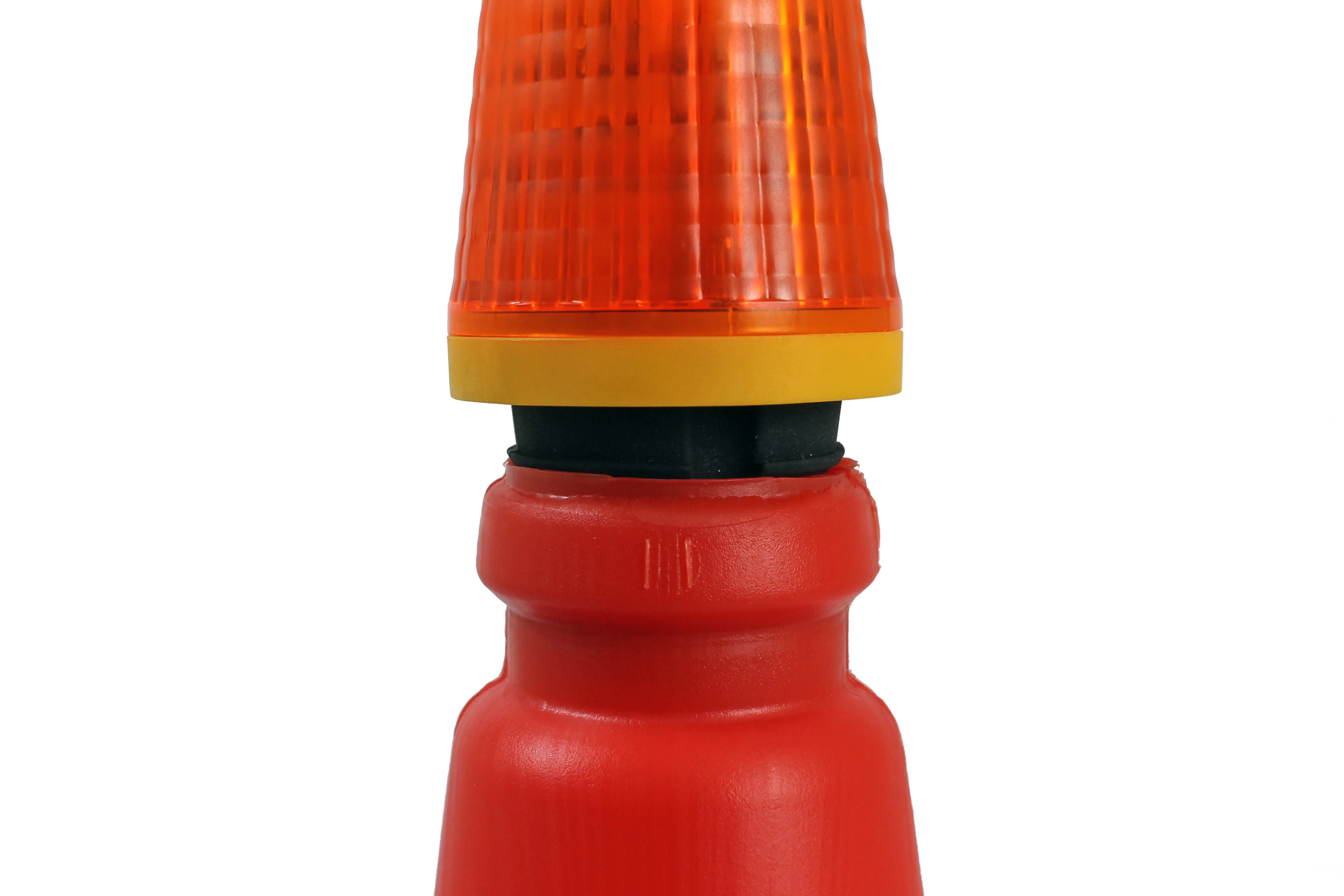 360D Traffic Cone Safety Lamp LED Flashing - AA Battery Powered - Image 3