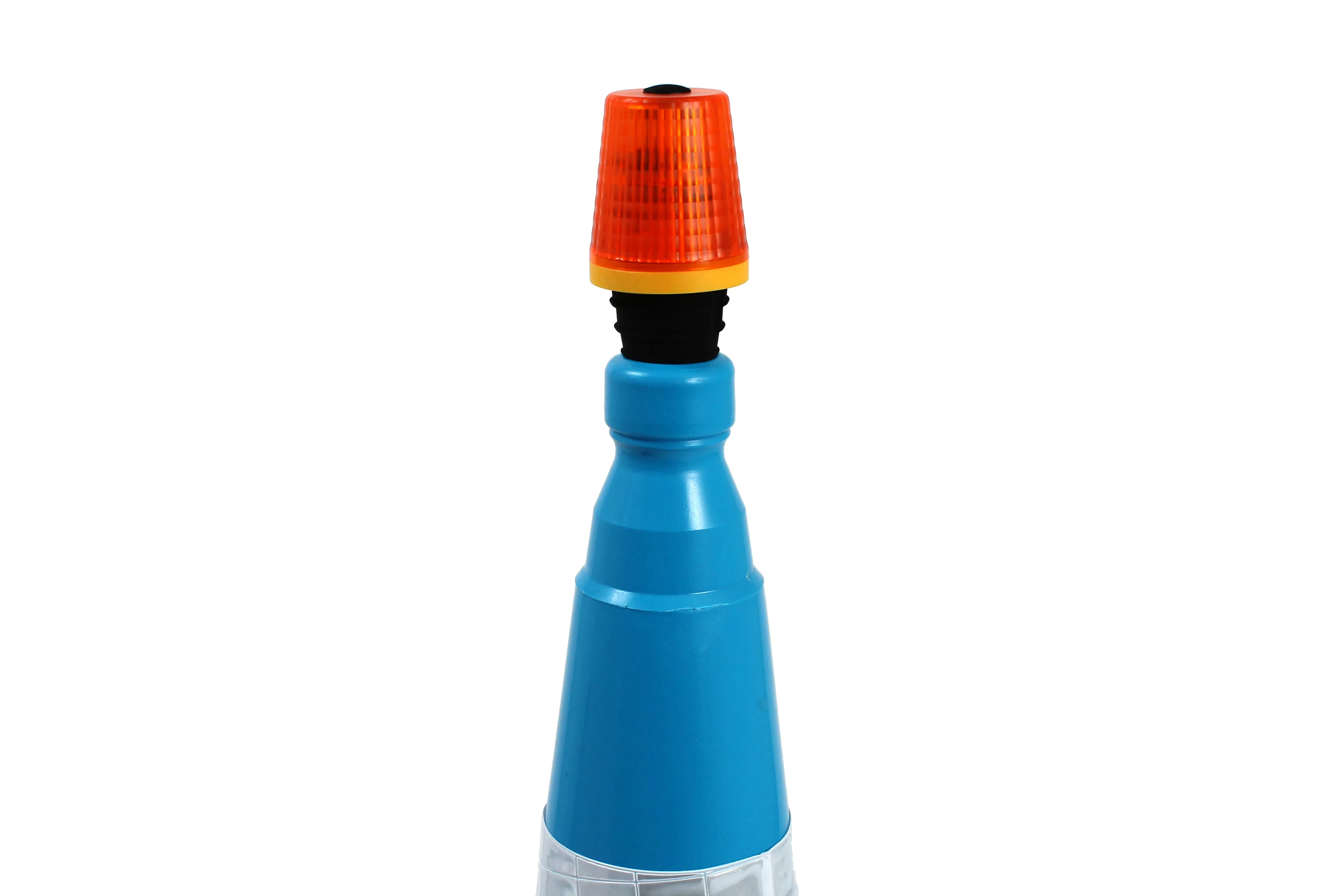 360D Traffic Cone Safety Lamp LED Flashing - AA Battery Powered - Image 4