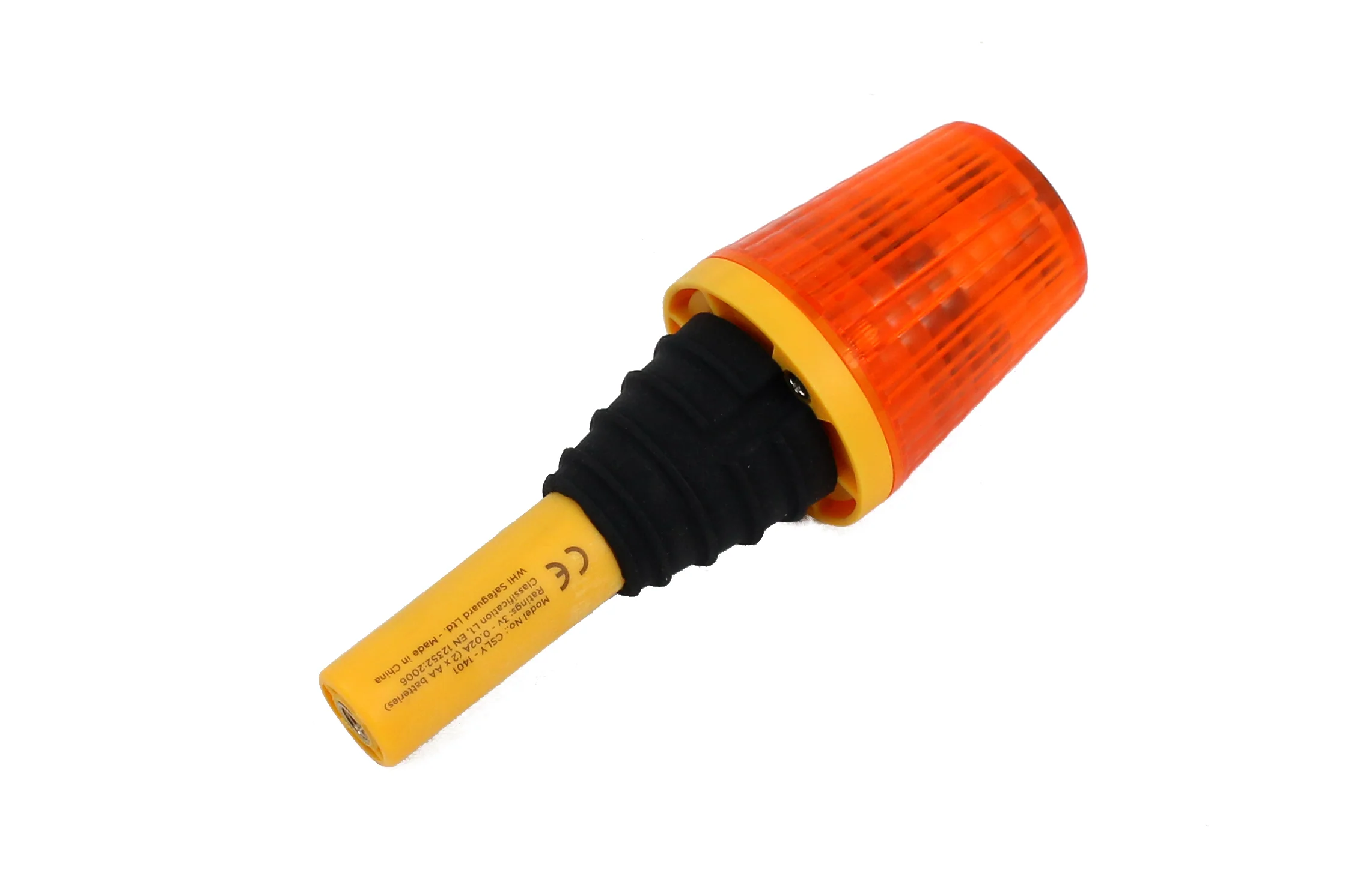 360D Traffic Cone Safety Lamp LED Flashing - AA Battery Powered - Image 5