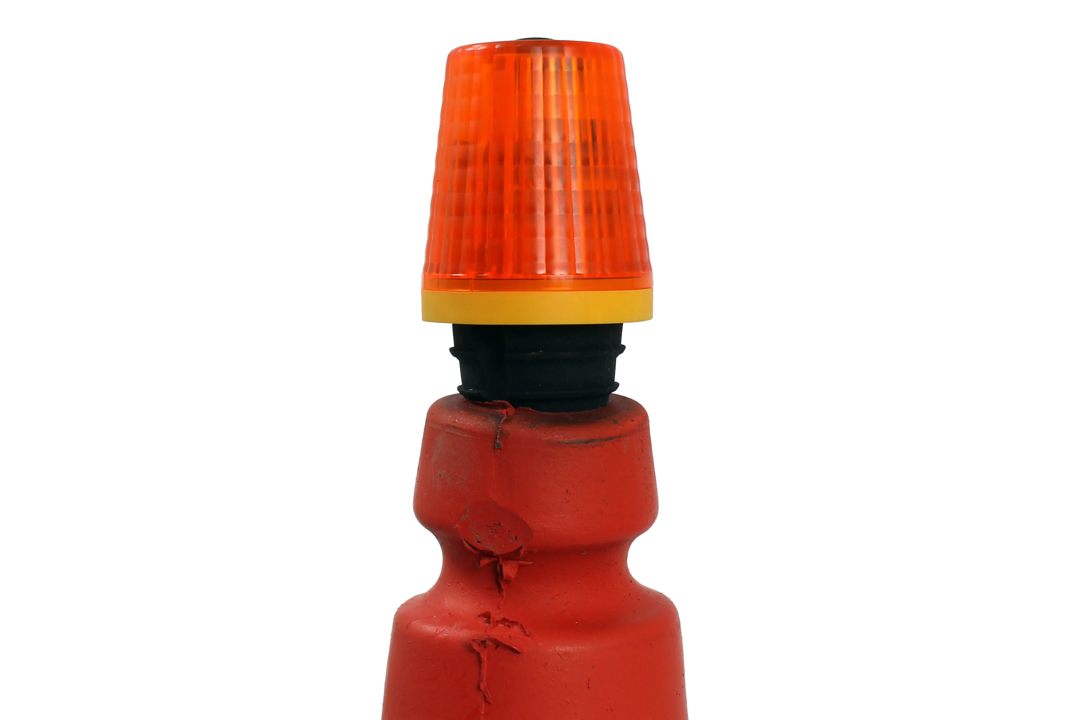 360D Traffic Cone Safety Lamp LED Flashing - AA Battery Powered - Image 6