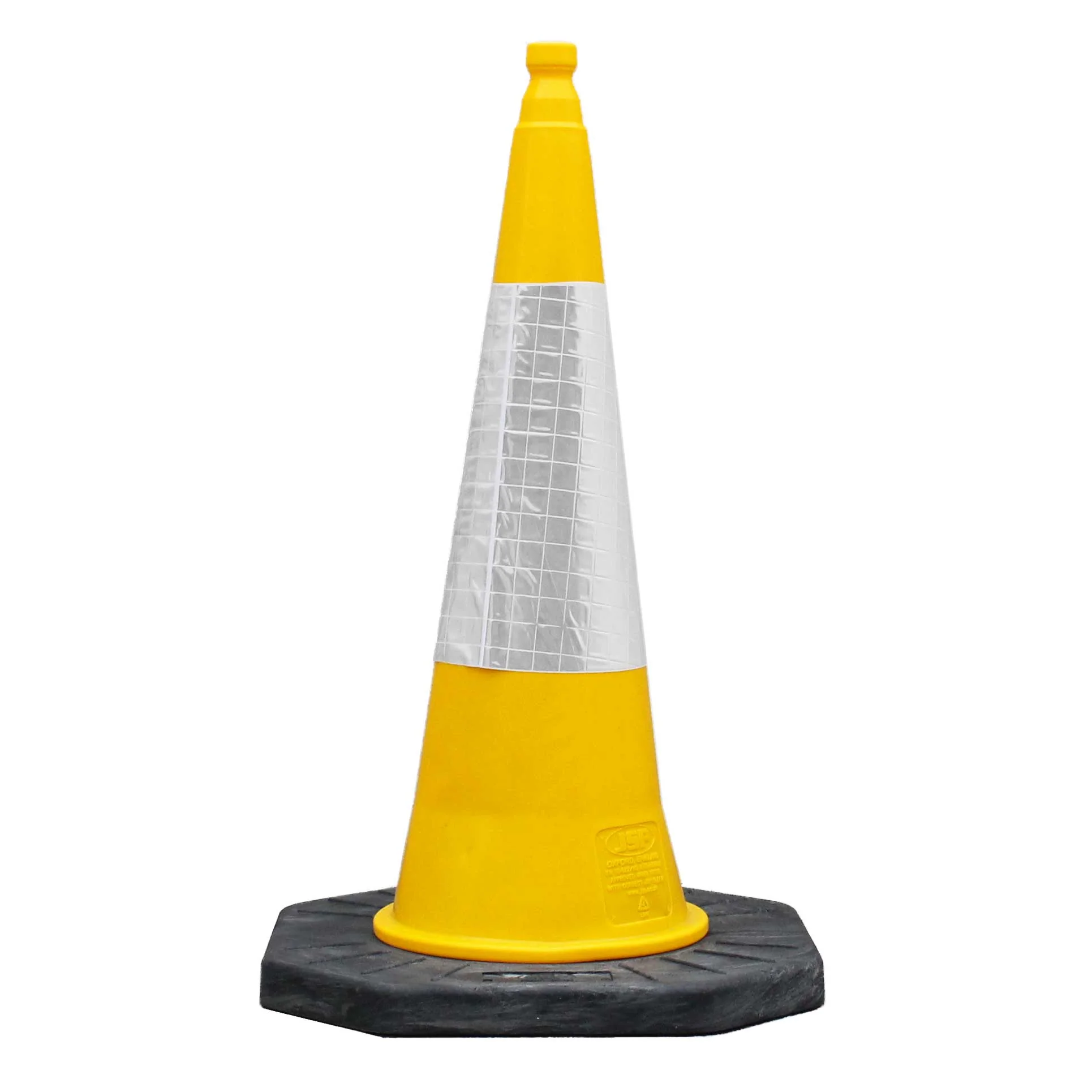 Yellow Traffic Cones 500mm, 750mm, 1000mm Road Cones JSP Dominator - Image 6